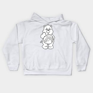 care bear's round belly Kids Hoodie
